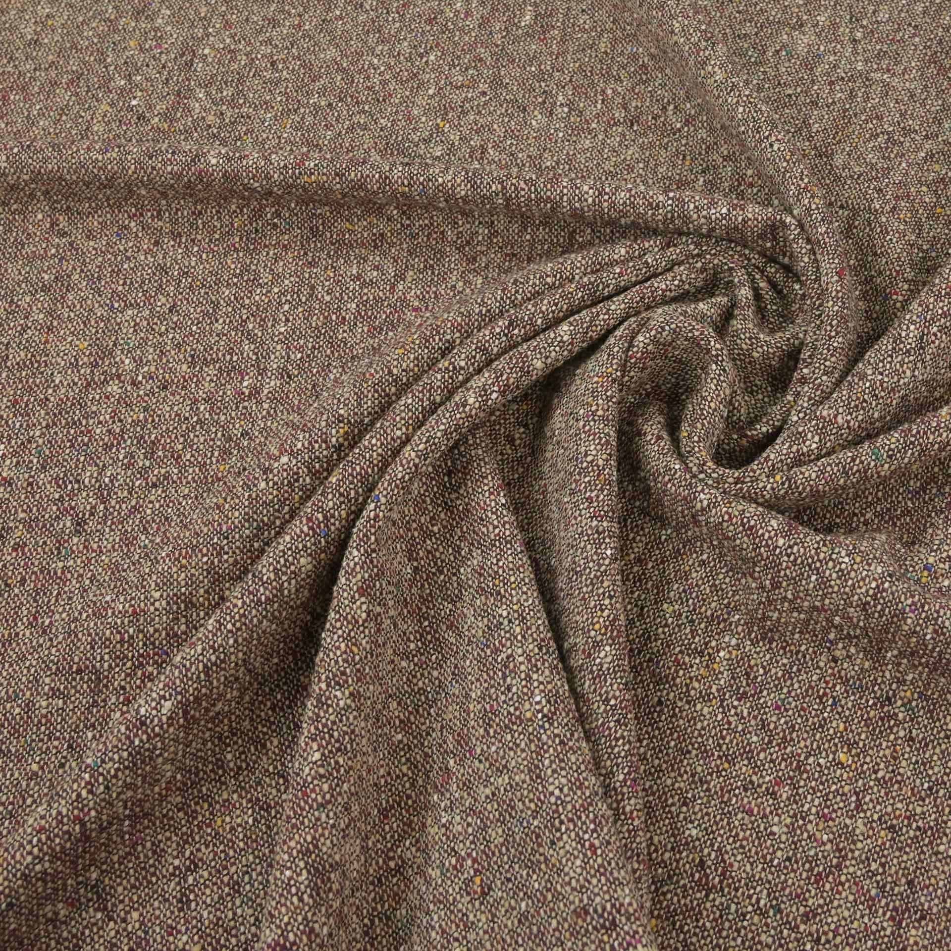Brown Tweed Fabric 97385