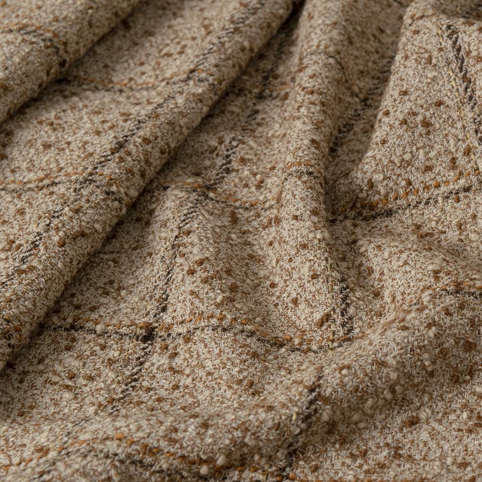 Brown Bouclé 5289 - Fabrics4Fashion