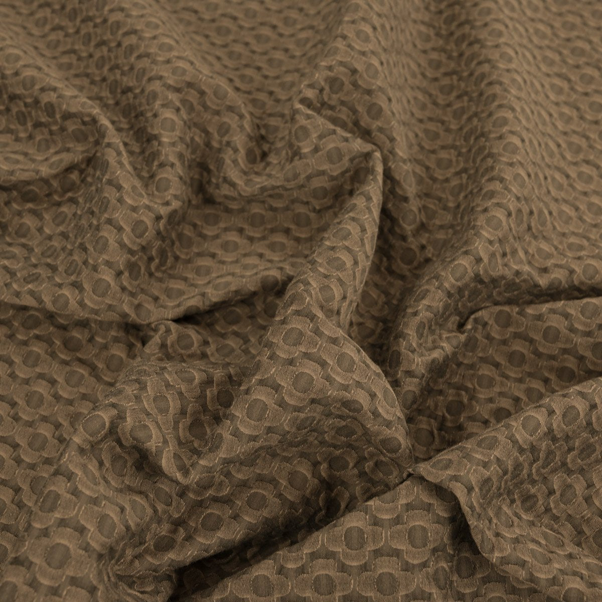 Brown Jacquard Fabric 3695
