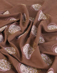 Brown Linen Fabric 99790