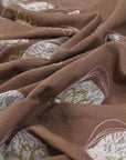 Brown Linen Fabric 99790