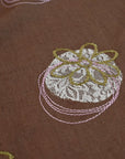 Brown Linen Fabric 99790