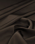 Brown Stretchy Satin Fabric 6649