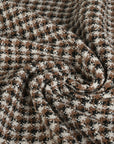 Brown & White Houndstooth Tweed 4561
