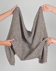 Brown & White Houndstooth Tweed 4561