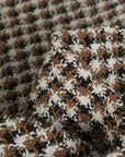 Brown & White Houndstooth Tweed 4561
