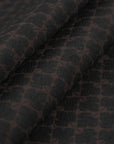 Brown and Black Jacquard Fabric 99767