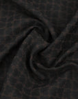 Brown and Black Jacquard Fabric 99767