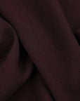 Burgundy Double Weave Crepe Fabric 96863