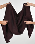 Burgundy Double Weave Crepe Fabric 96863