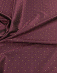 Burgundy Geometric Jacquard 4148
