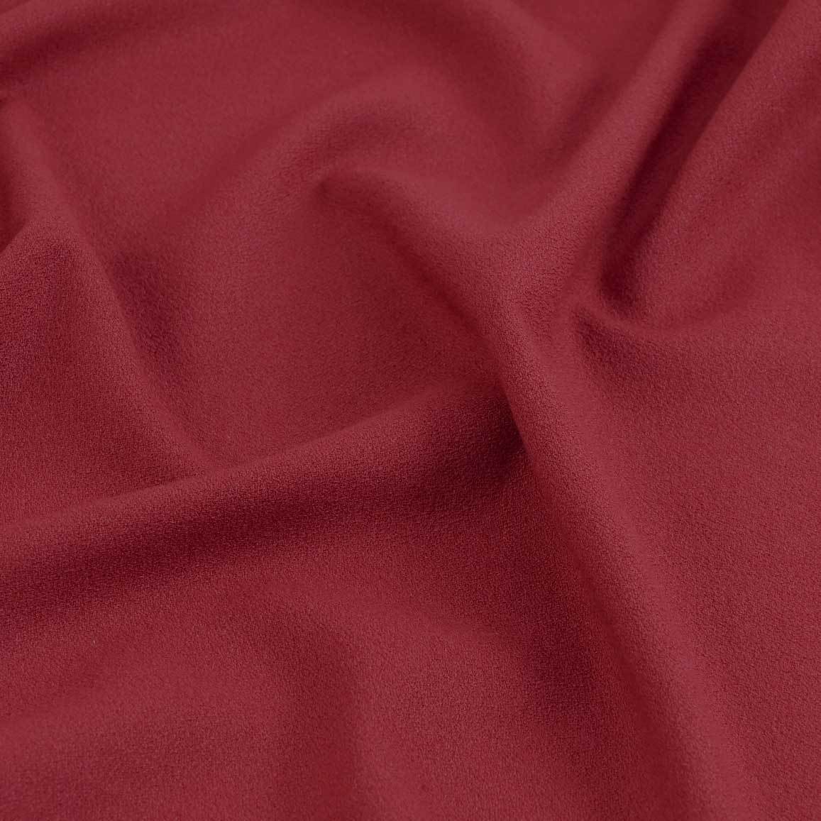 Cherry Red Crepe 5569 - Fabrics4Fashion
