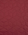 Cherry Red Quilted Fabric 4568