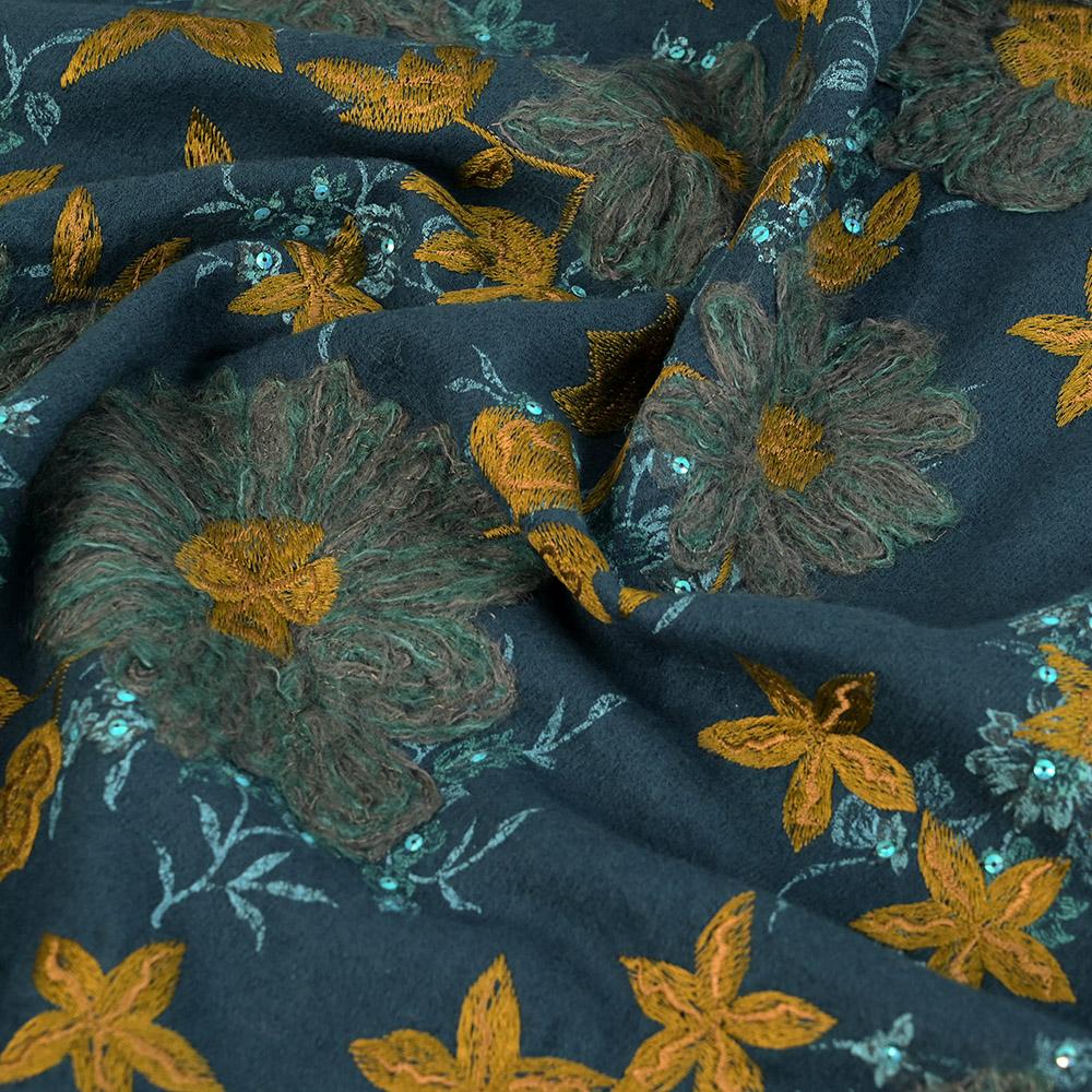 China Blue Coating Fabric 99785 - Fabrics4Fashion