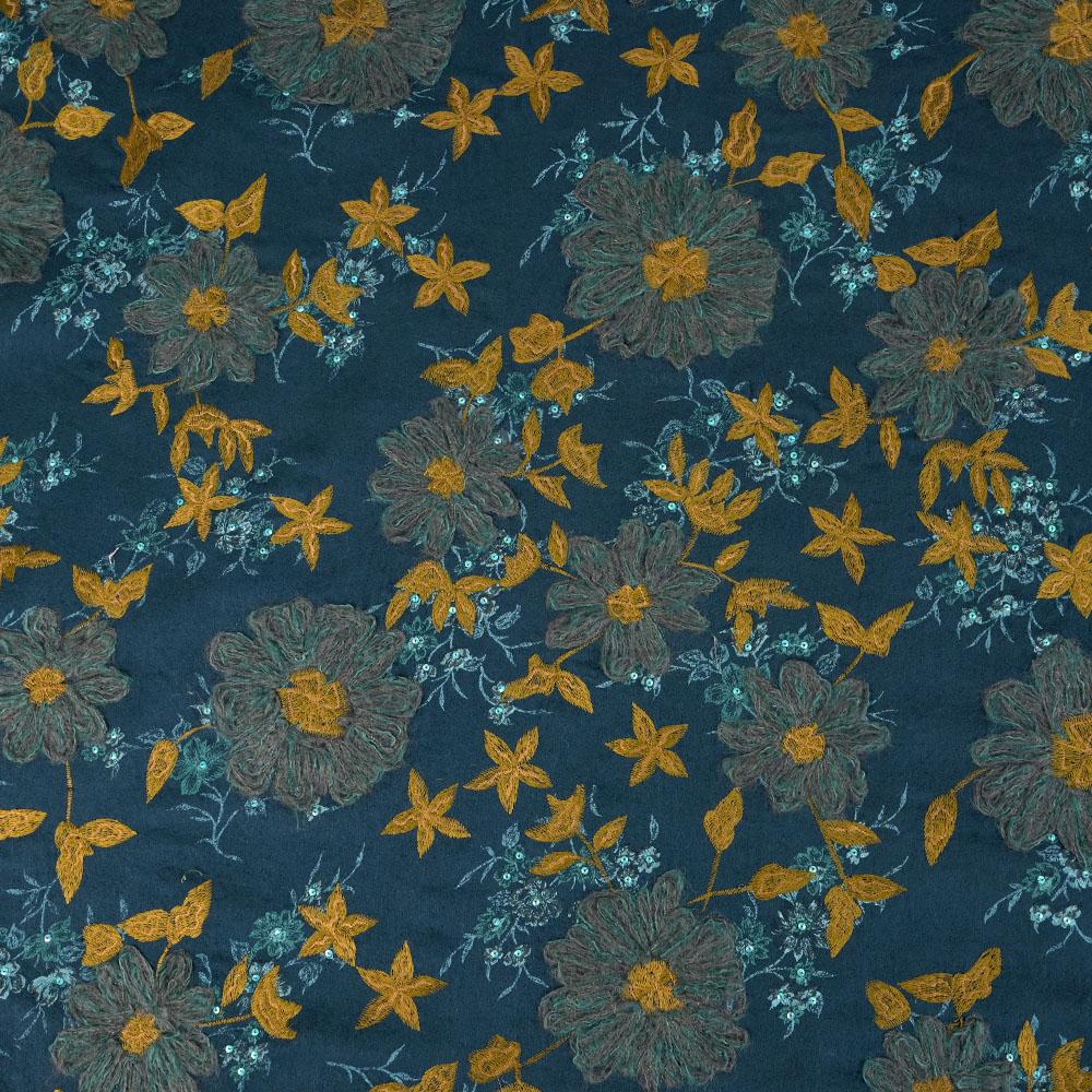 China Blue Coating Fabric 99785 - Fabrics4Fashion