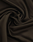 Chocolate Brown Satin Fabric 96519