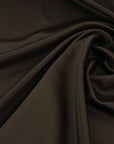 Chocolate Brown Satin Fabric 96519