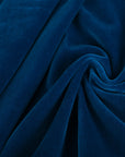 Cobalt Blue Velvet Fabric 6314