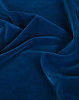 Cobalt Blue Velvet Fabric 6314