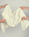 Cream Double Weave Fabric 2910