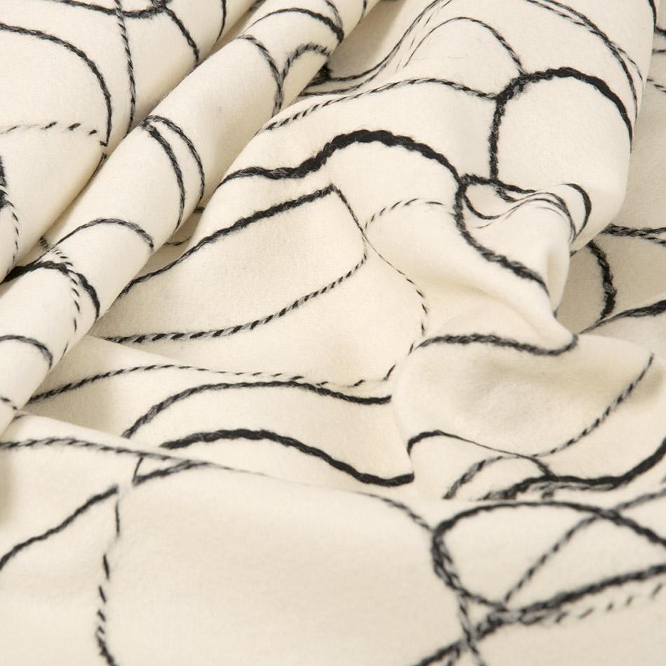 Cream Felt Wool 5026 - Fabrics4Fashion