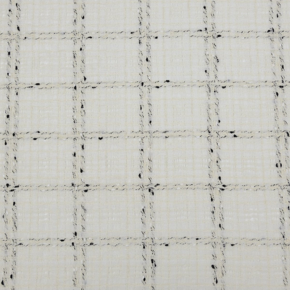 Cream Open Weave Fancy Gauze 97604