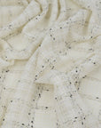 Cream Open Weave Fancy Gauze 97604