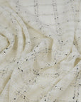 Cream Open Weave Fancy Gauze 97604