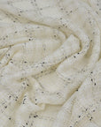 Cream Open Weave Fancy Gauze 97604