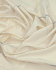 Cream Plaid Shirting Fabric 4711