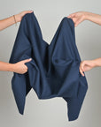 Dark Blue Melton Fabric 4548