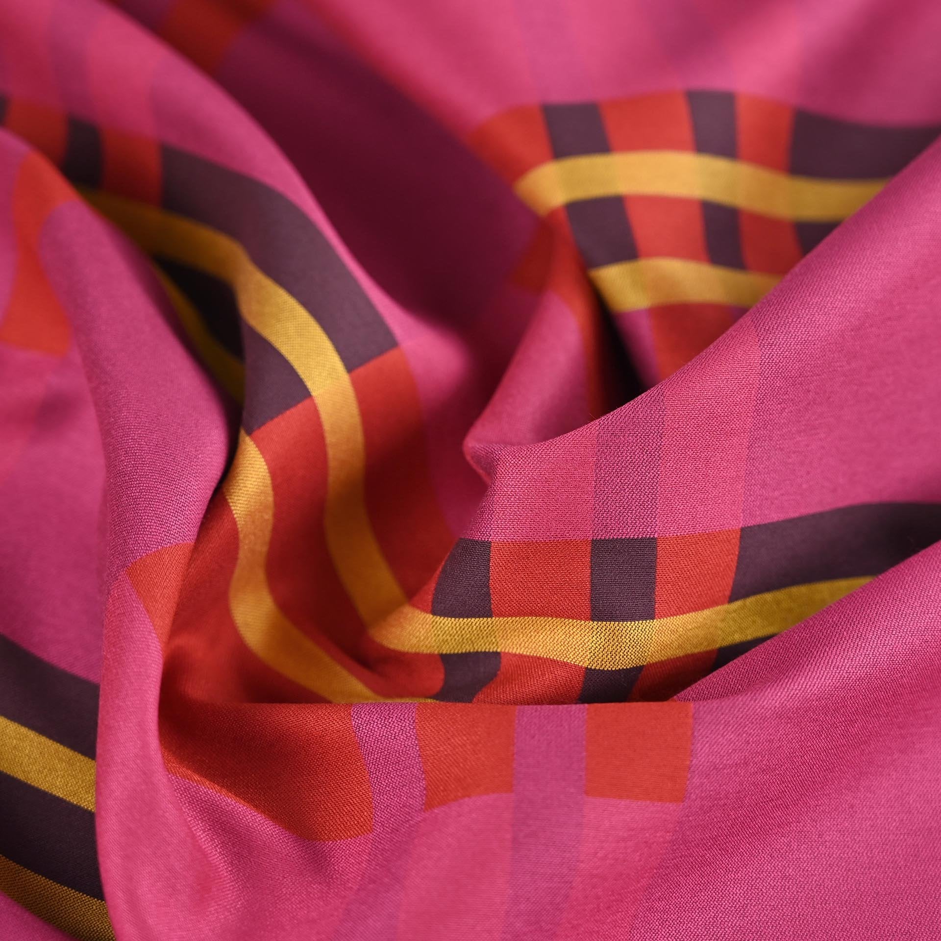 Fuchsia Check Jacquard 4246