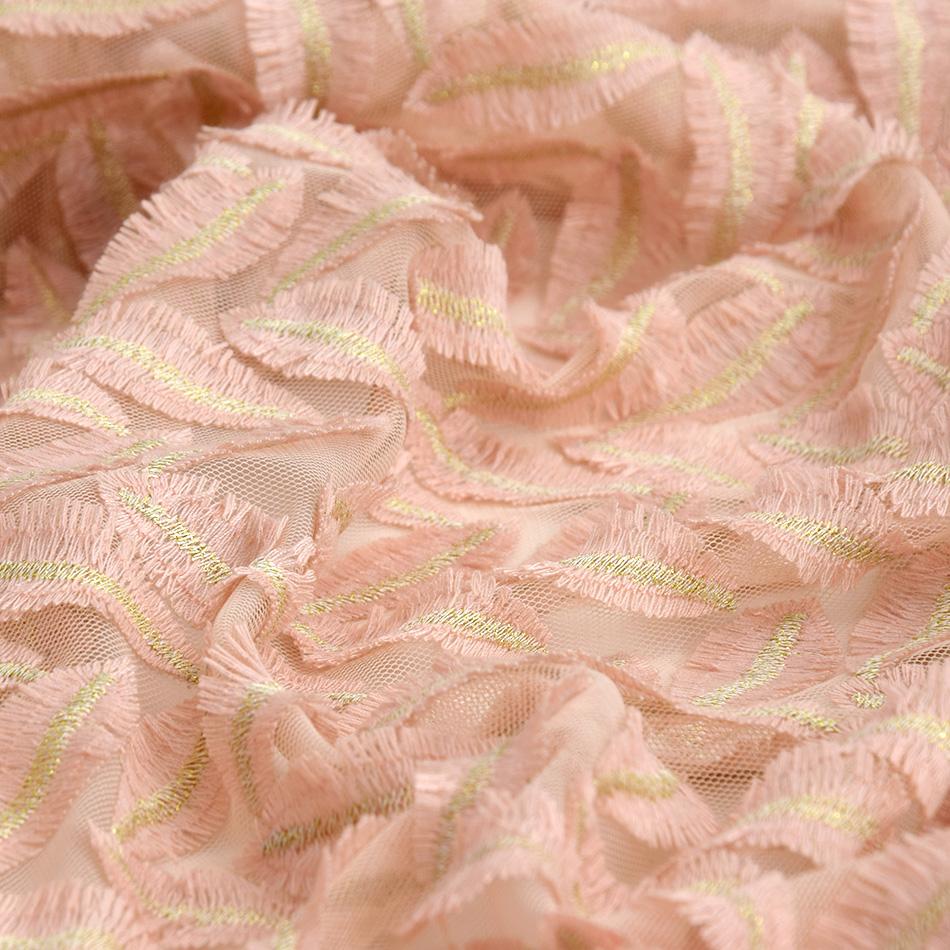 Gold & Pink Mesh Lace 5283 – Fabrics4Fashion