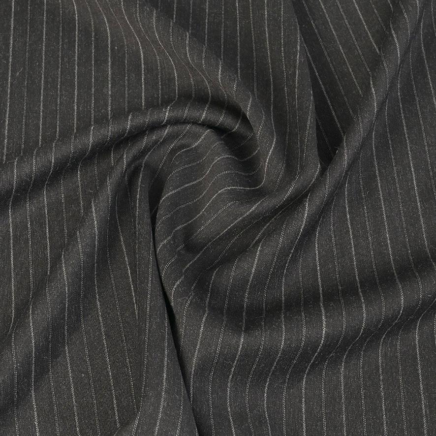 Graphite Chalk Stripe Fabric 99849