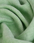 Green Linen Fabric 418