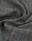 Grey Check Suiting Flannel 4817