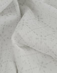 Grey Floral Jacquard Fabric 97190