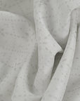 Grey Floral Jacquard Fabric 97190