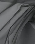 Grey Silk Organza Fabric 5304