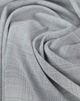Grey Prince of Wales Suiting Fabric 98838