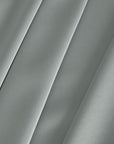Grey Satin Crepe Fabric 3991