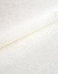 Ivory Floral Jacquard 5585 - Fabrics4Fashion