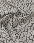 Grey and Ivory Jacquard Fabric 97200