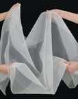 Ivory Organza Fabric 96859