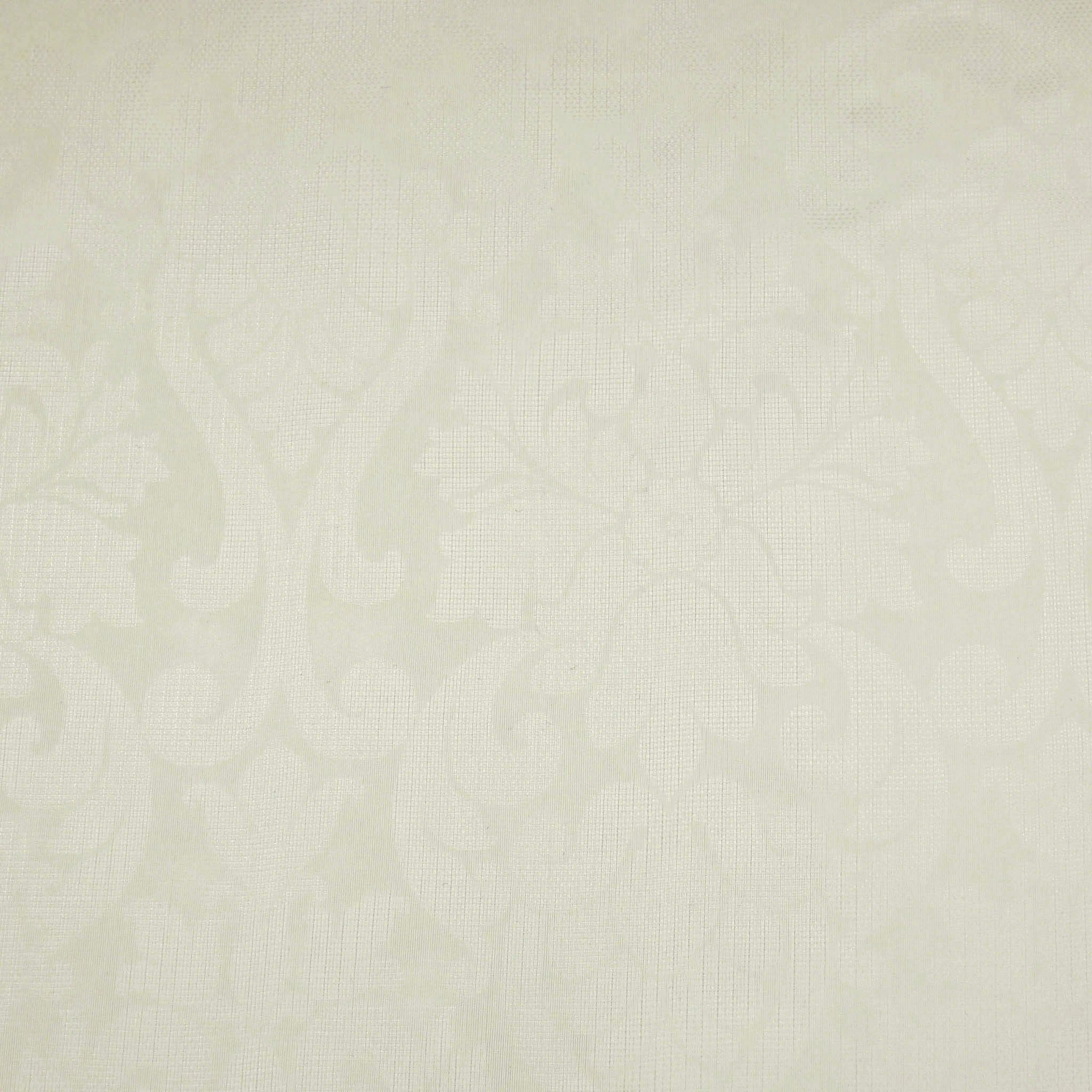 Ivory Organza Silk Fabric 97606