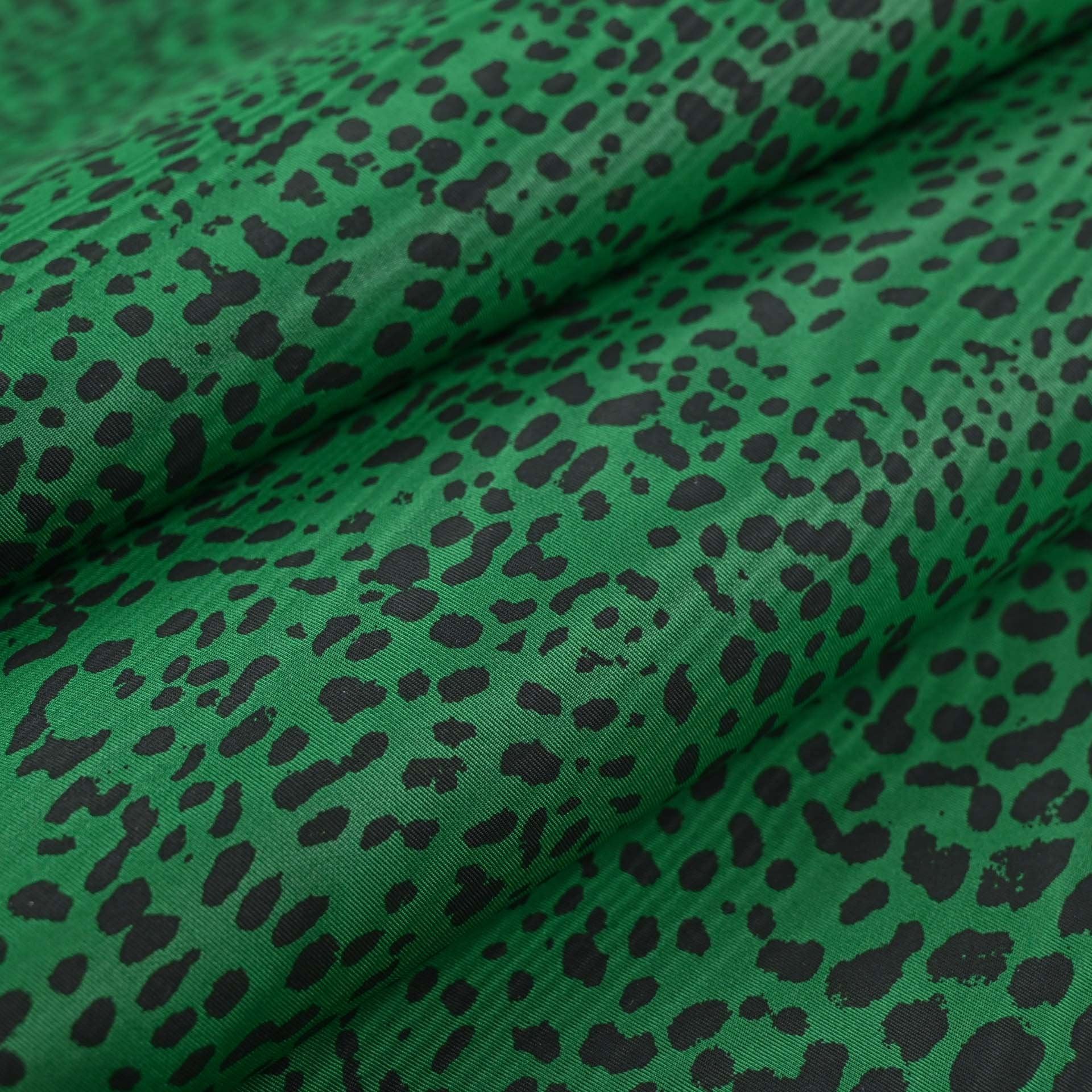 Jade Green Grosgrain Fabric 97622