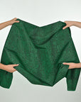 Jade Green Grosgrain Fabric 97622