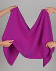 Magenta Double Crepe Fabric 3083