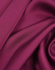 Magenta Satin Crepe Fabric 98889