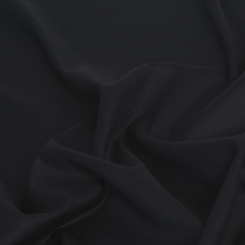 Midnight Blue Wool Stretch Bland 1561 - Fabrics4Fashion